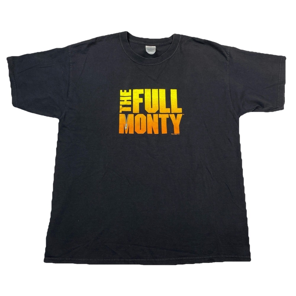 The Full Monty Movie Promo T-Shirt 2000 Black Men's Size XL